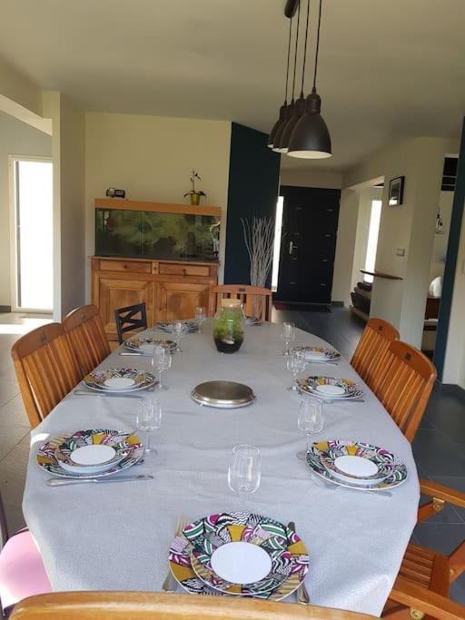 9 Pers 160 M² +Jardin- 10Mn Nantes -30Mn Mer Bouguenais Exterior foto